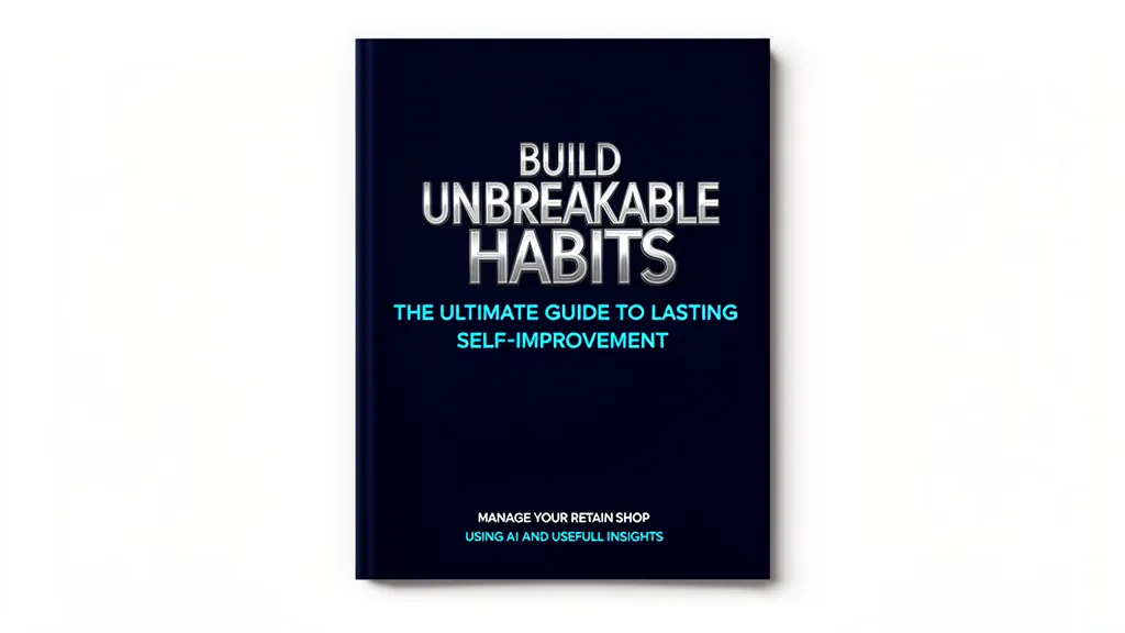 Build Unbreakable Habits: The Ultimate Guide to Lasting Self-Improvement
